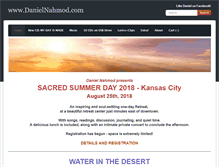 Tablet Screenshot of danielnahmod.com